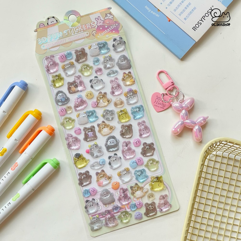 Sticker nổi Serendipity Gorgeous (9,5x23cm)