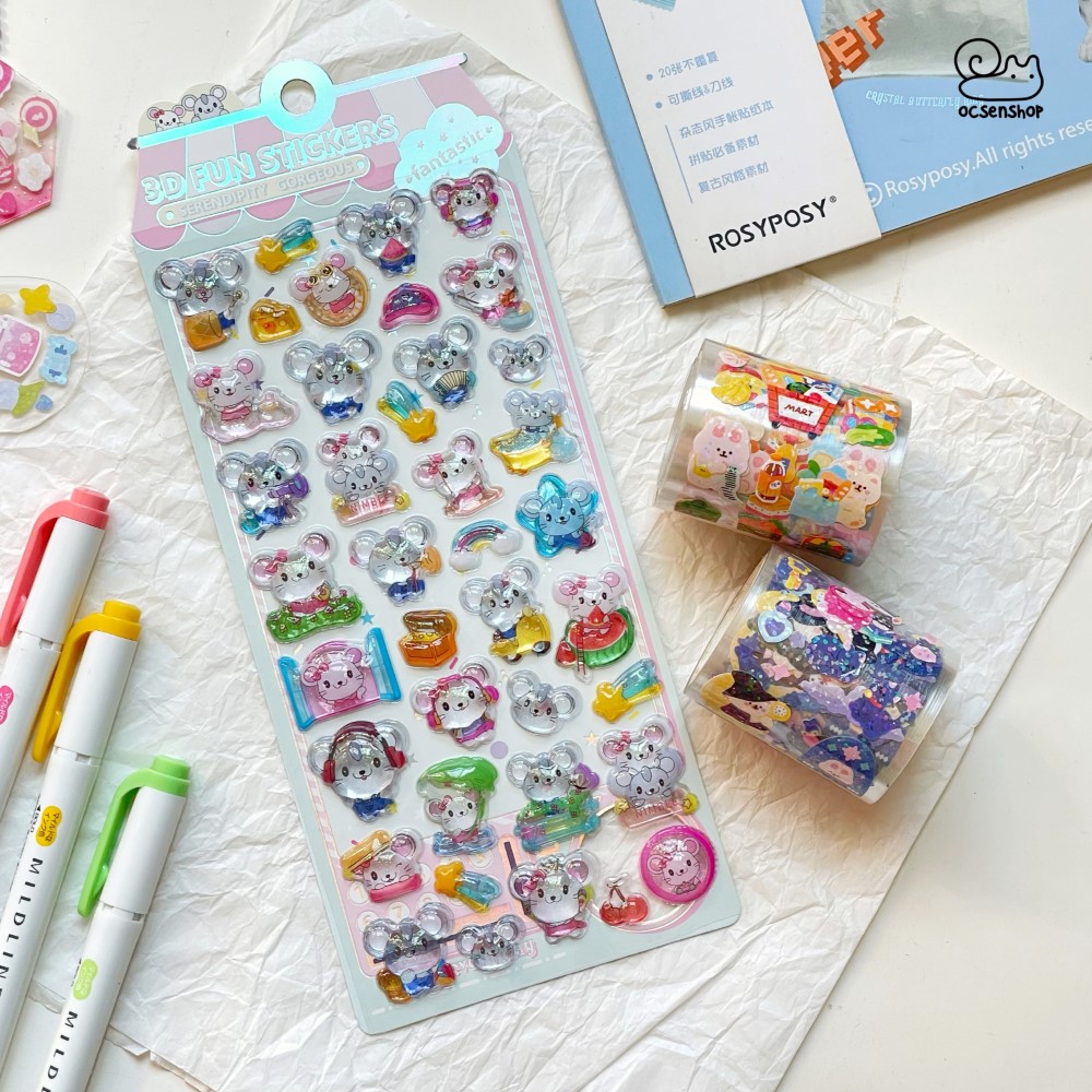 Sticker nổi Serendipity Gorgeous (9,5x23cm)