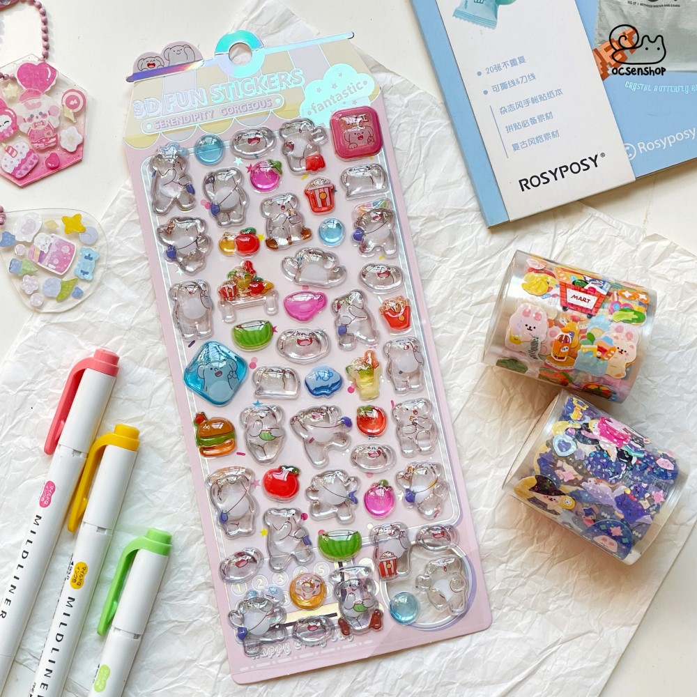 Sticker nổi Serendipity Gorgeous (9,5x23cm)