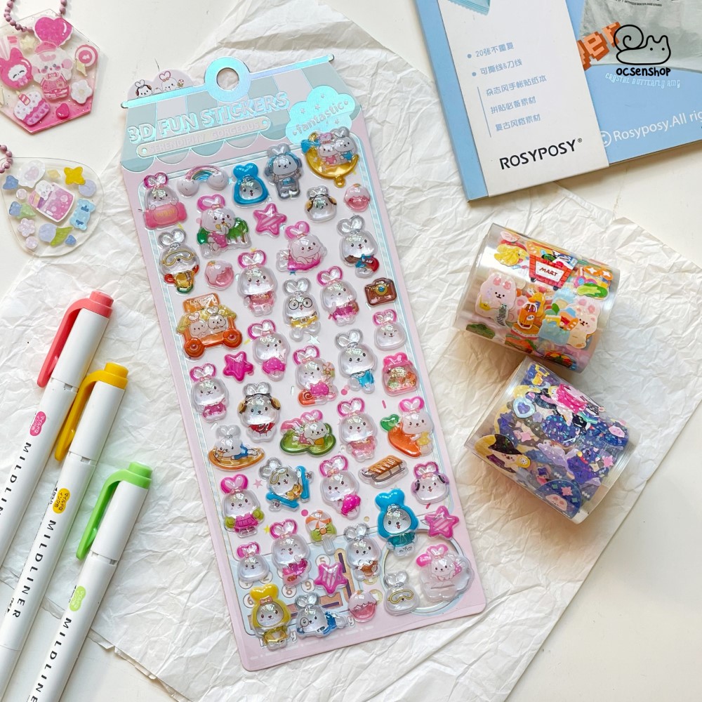 Sticker nổi Serendipity Gorgeous (9,5x23cm)