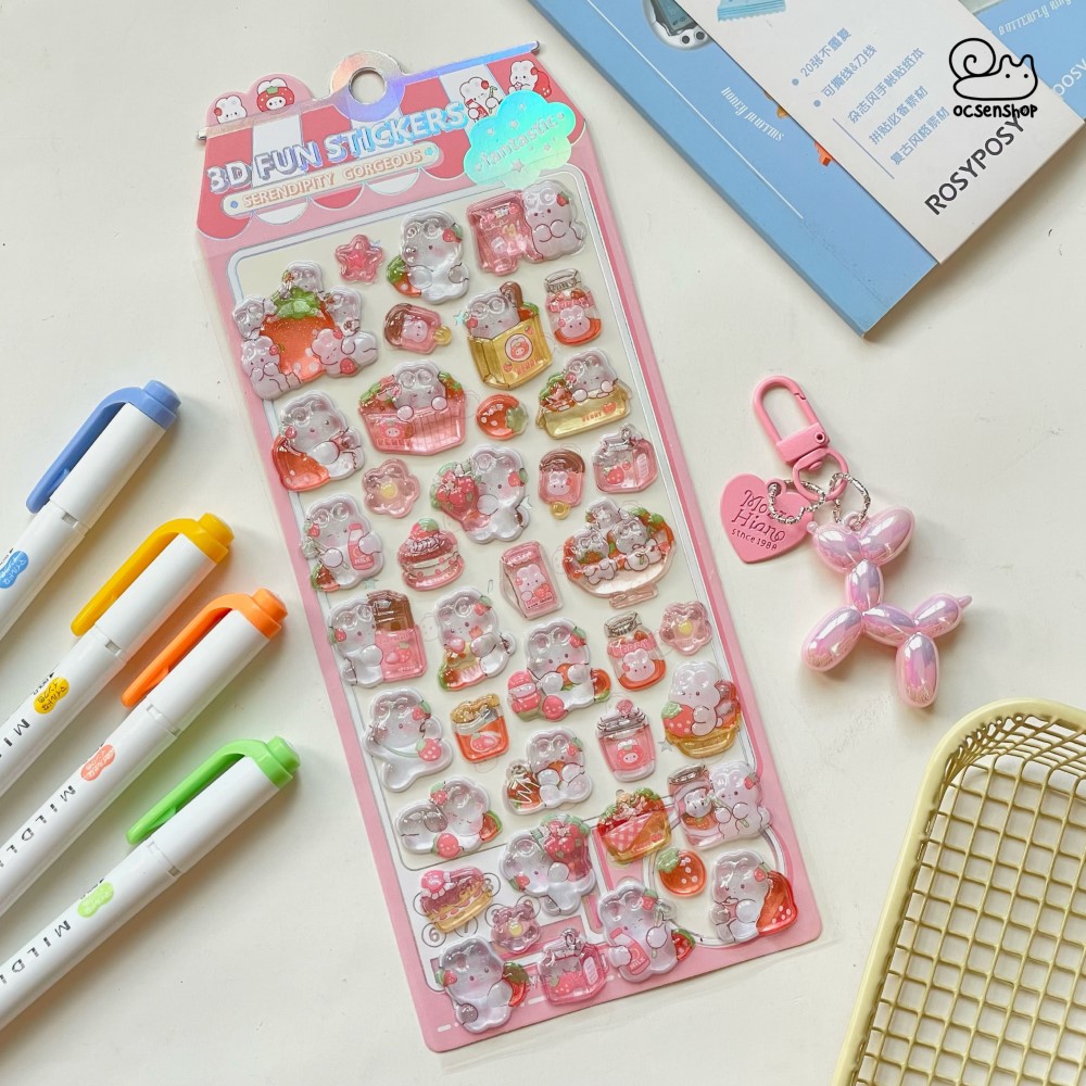 Sticker nổi Serendipity Gorgeous (9,5x23cm)