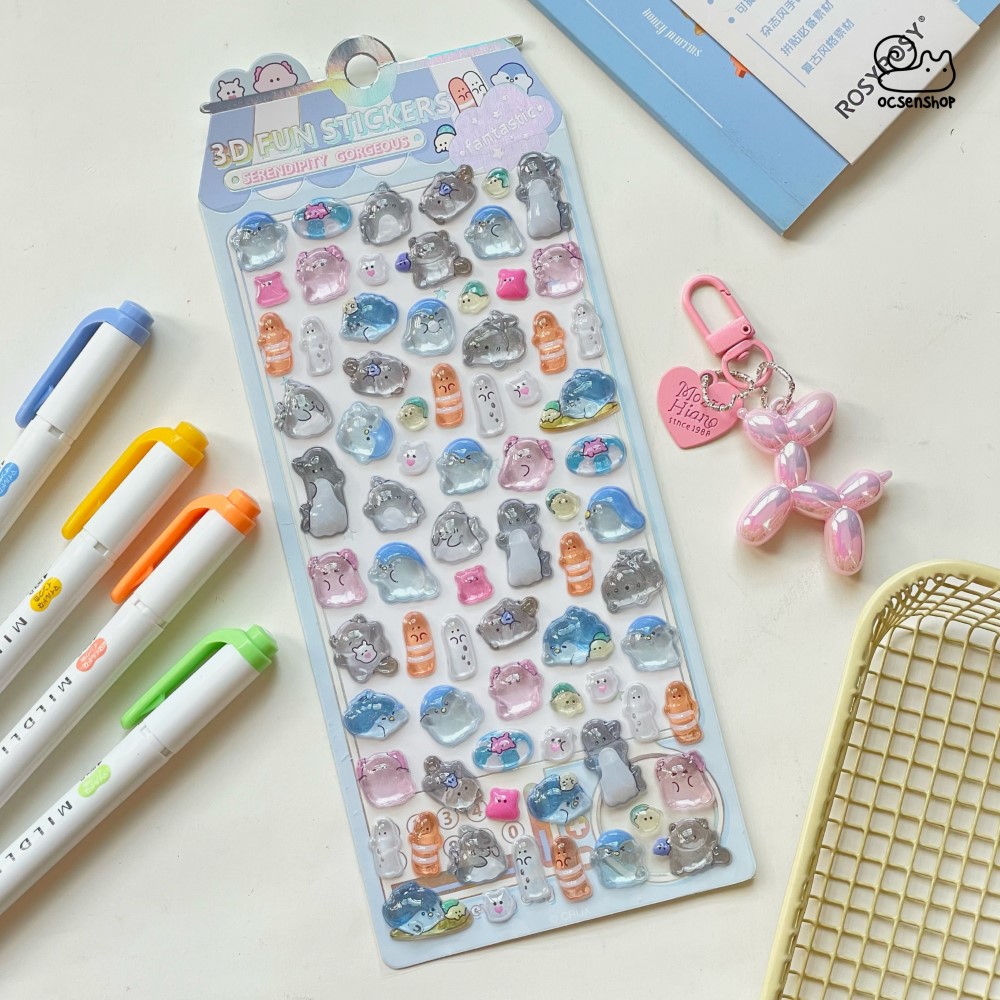 Sticker nổi Serendipity Gorgeous (9,5x23cm)