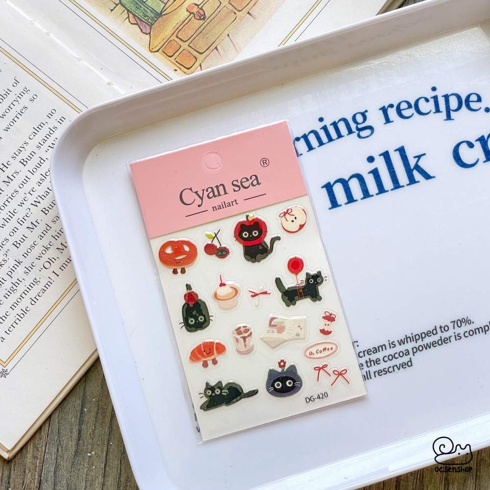 Sticker nổi hình (8x12cm)