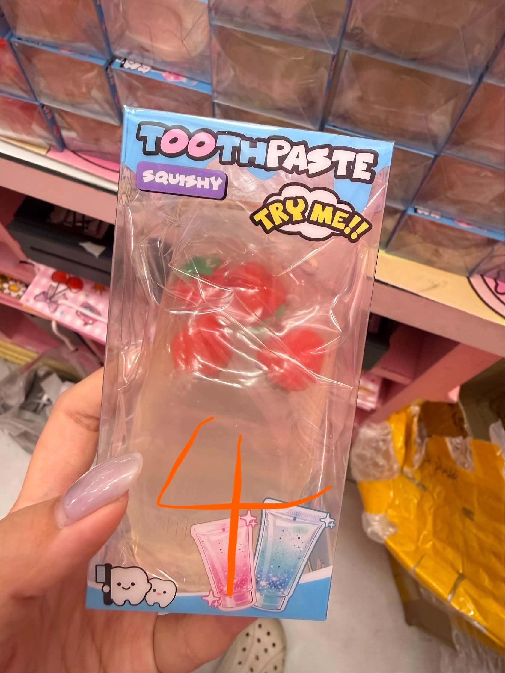 Stress ball Tuýp kem Toothpaste