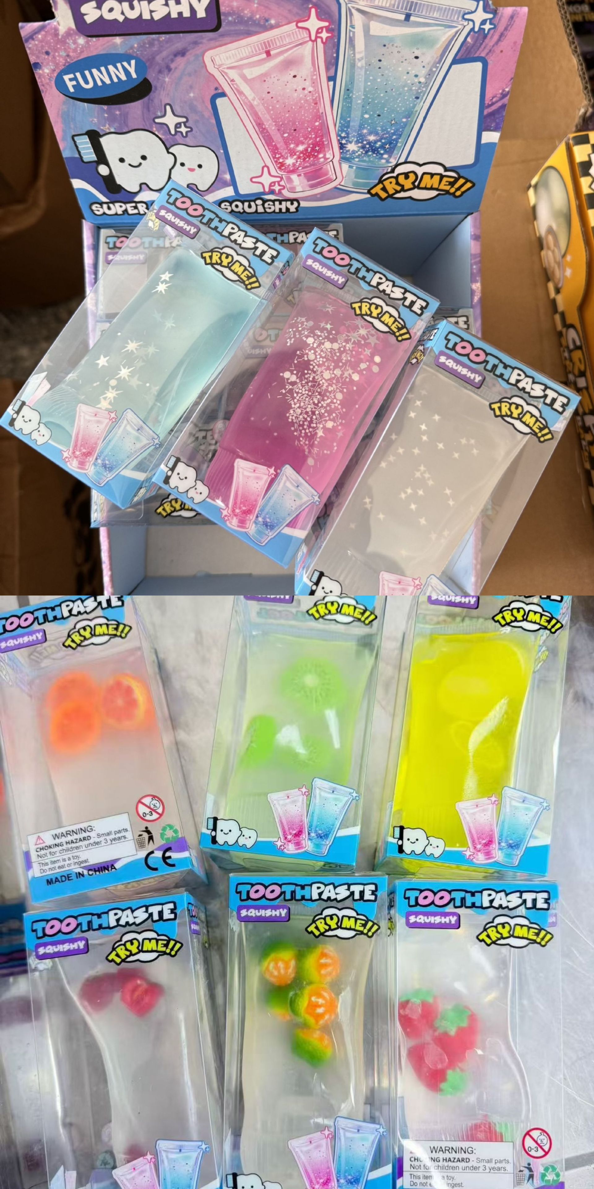 Stress ball Tuýp kem Toothpaste