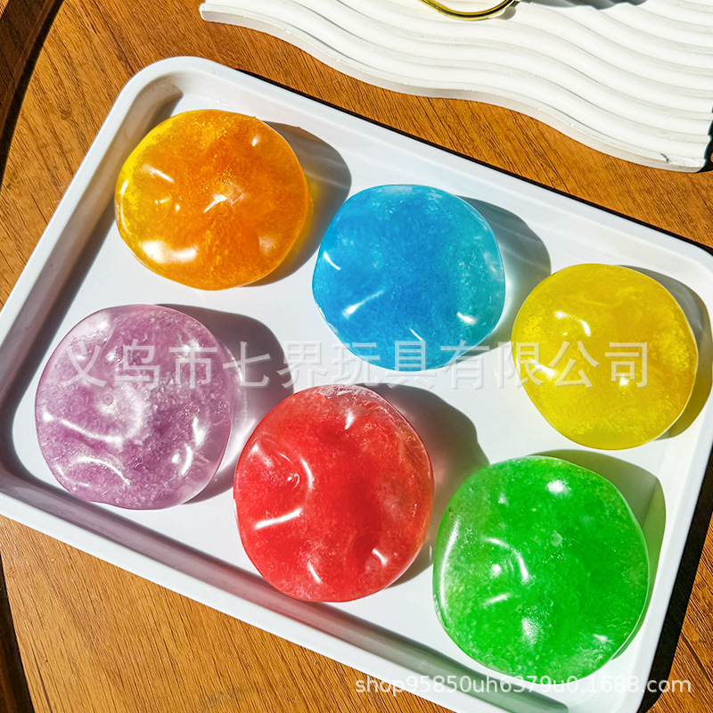 Stress ball hạt giòn Bóng (6x6cm)