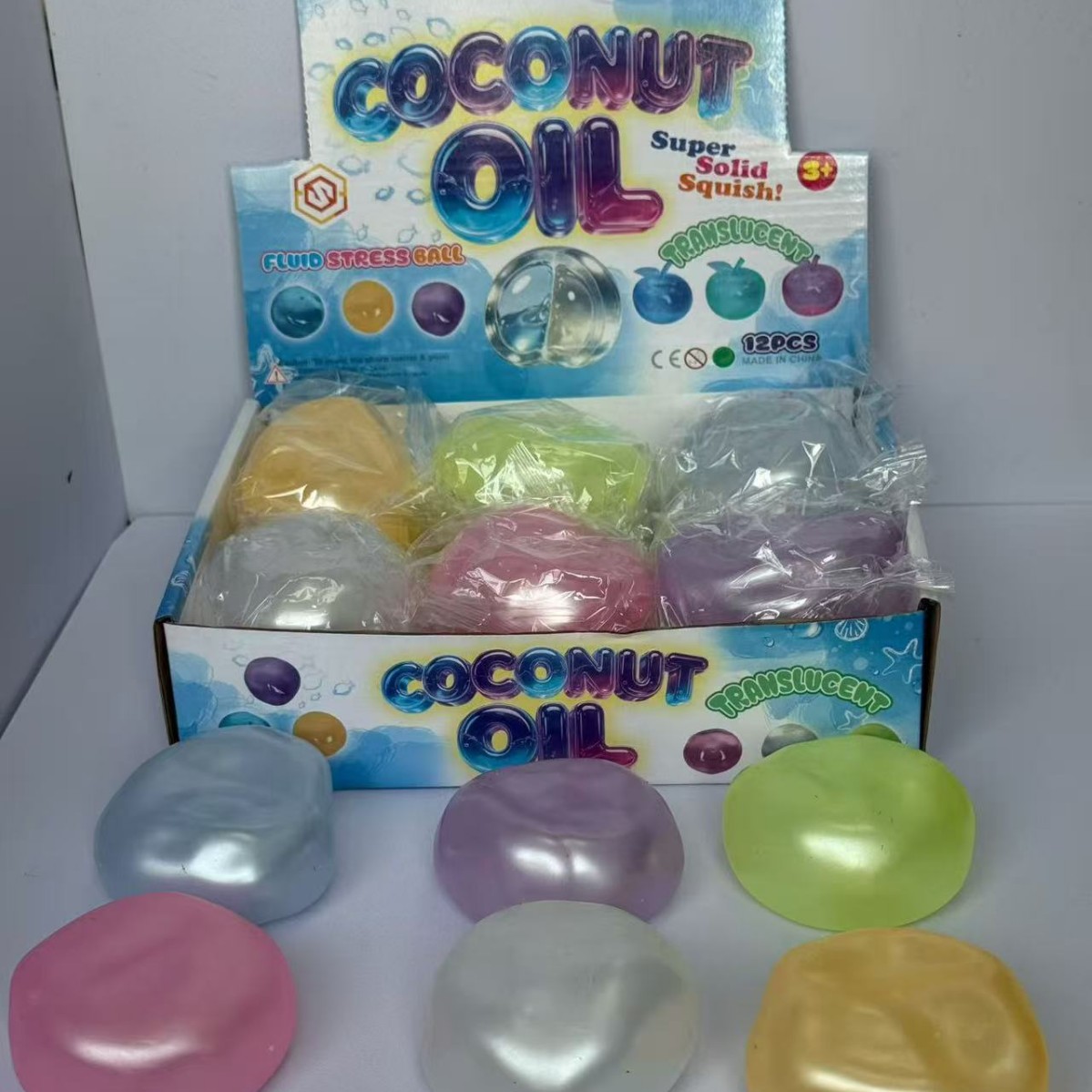Stress ball vaseline Bóng ngọc trai (6cm)