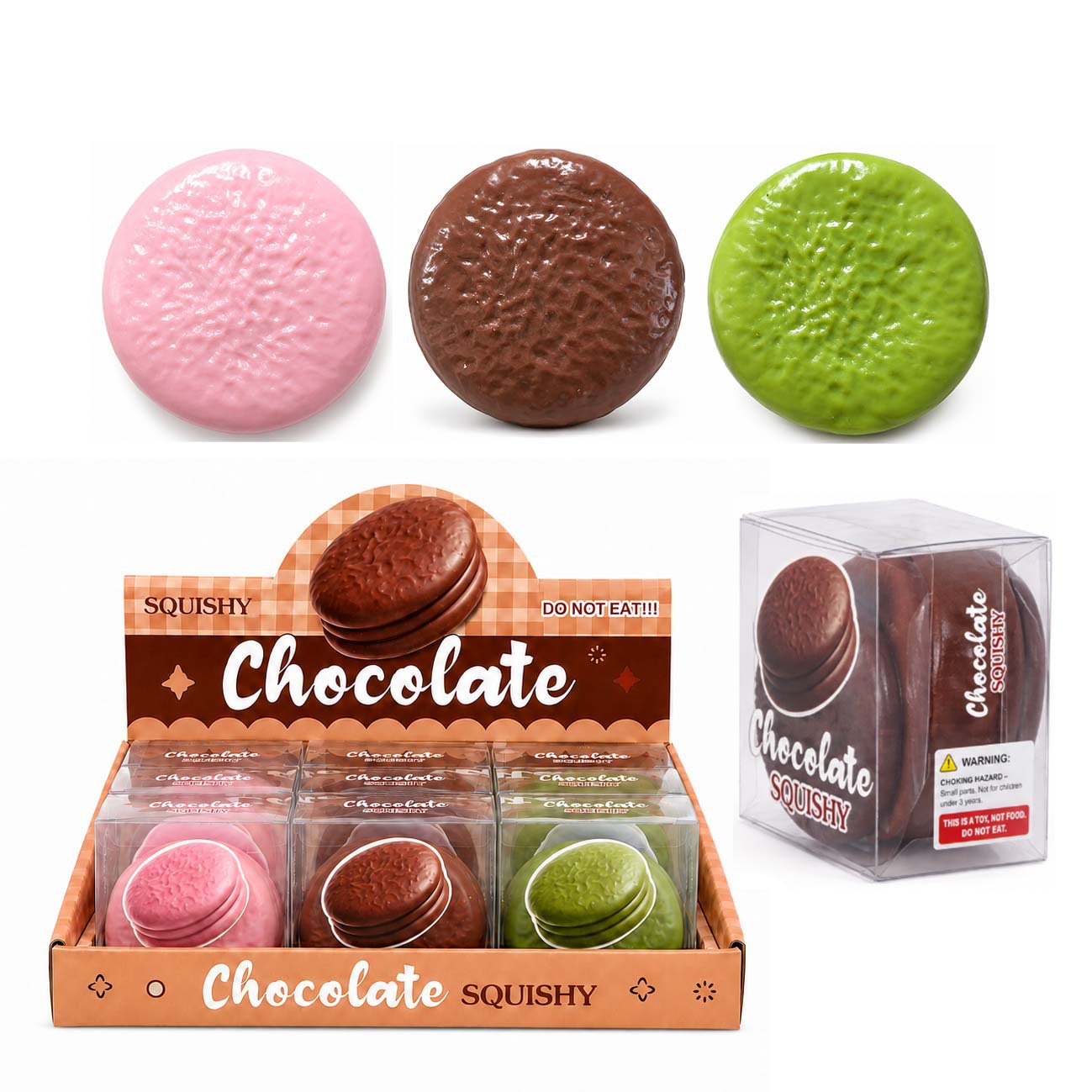 Stress ball hạt giòn Bánh Chocopie