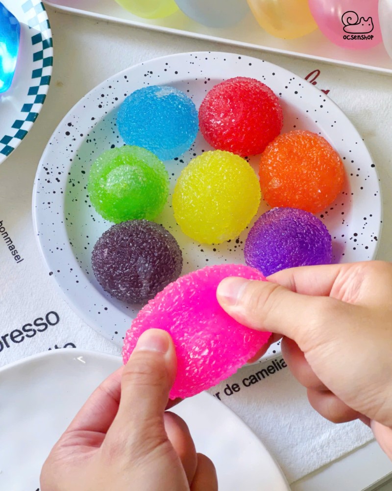 Stress ball hạt giòn Viên tròn (4cm)