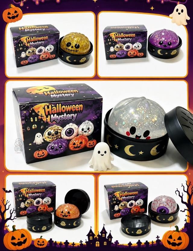 Stress ball xửng bánh bao Halloween