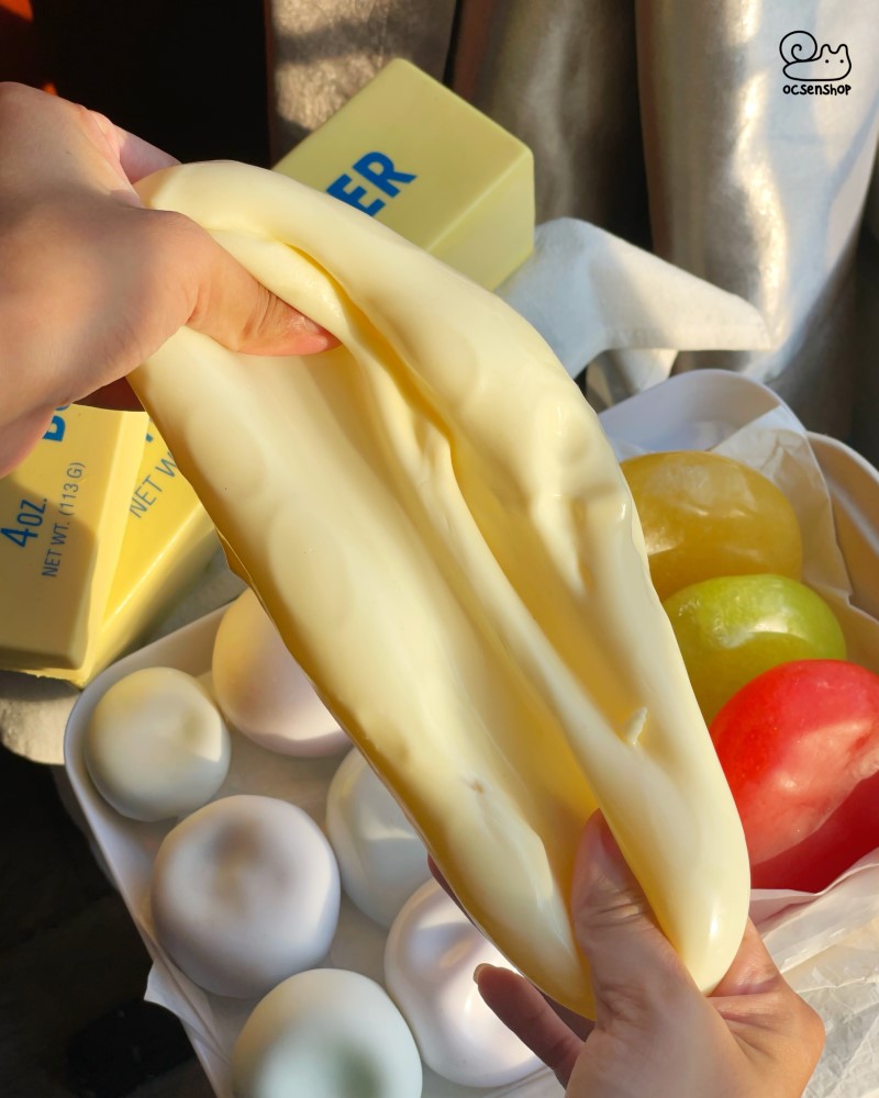 Stress ball vaseline Cheese (10x10cm)