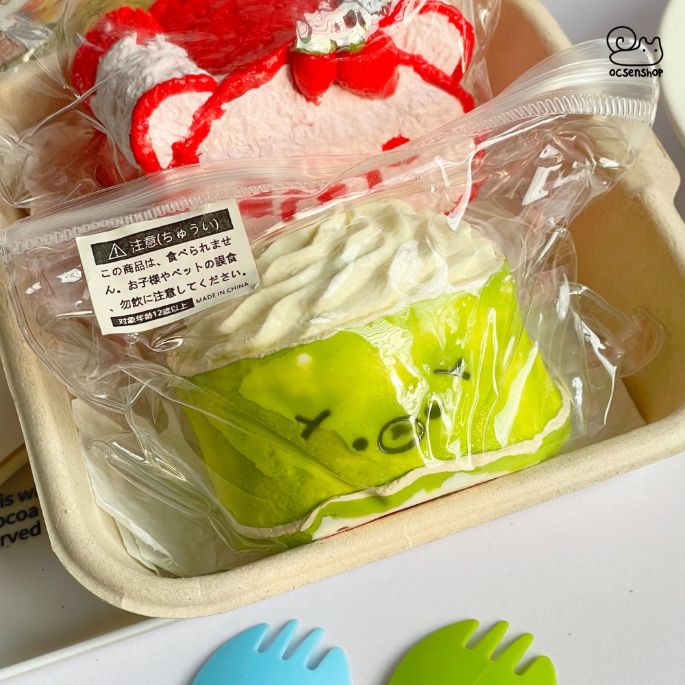 Taba Squishy Đồ ăn mặt gấu