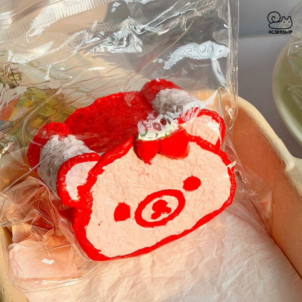 Taba Squishy Đồ ăn mặt gấu