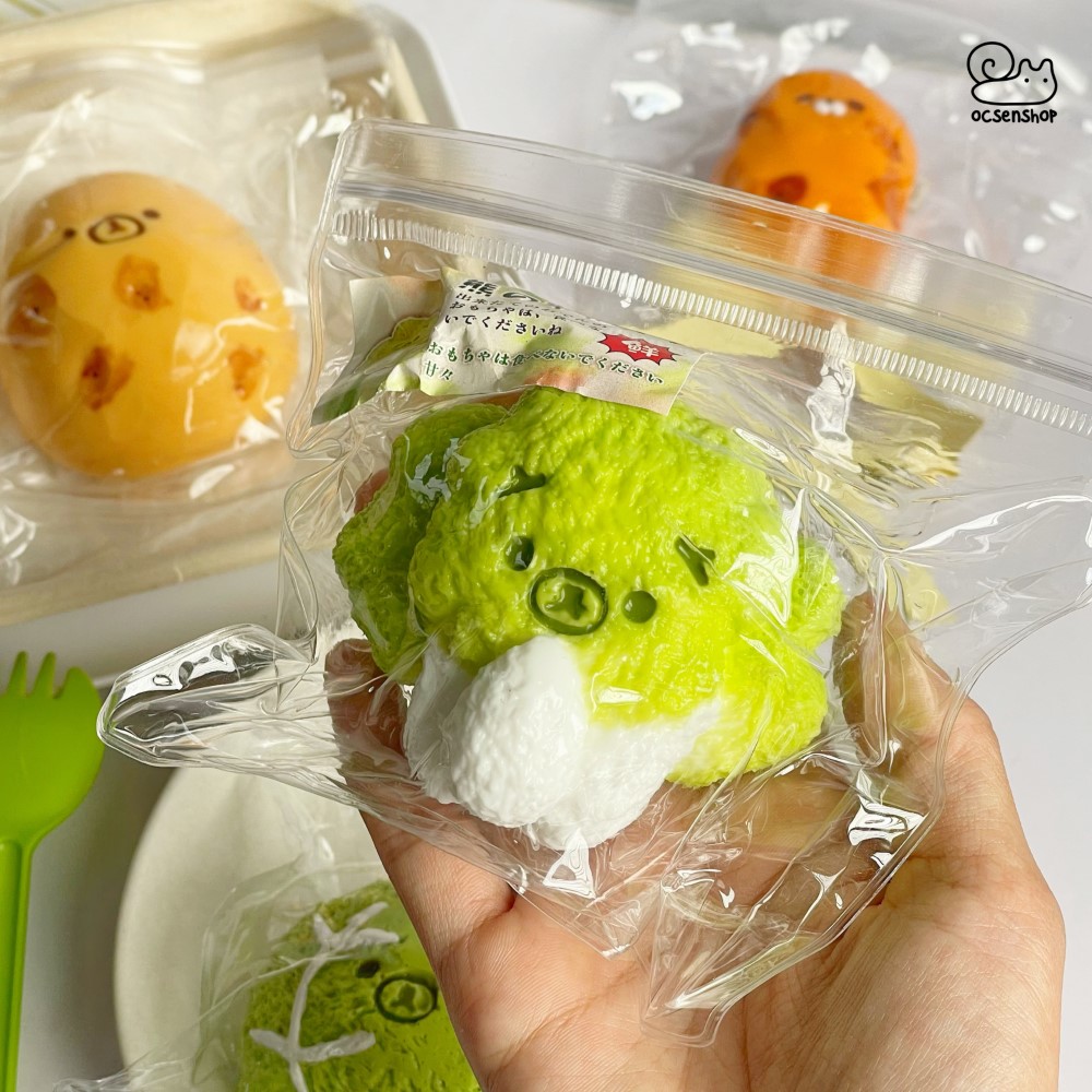 Taba Squishy Đồ ăn mặt gấu