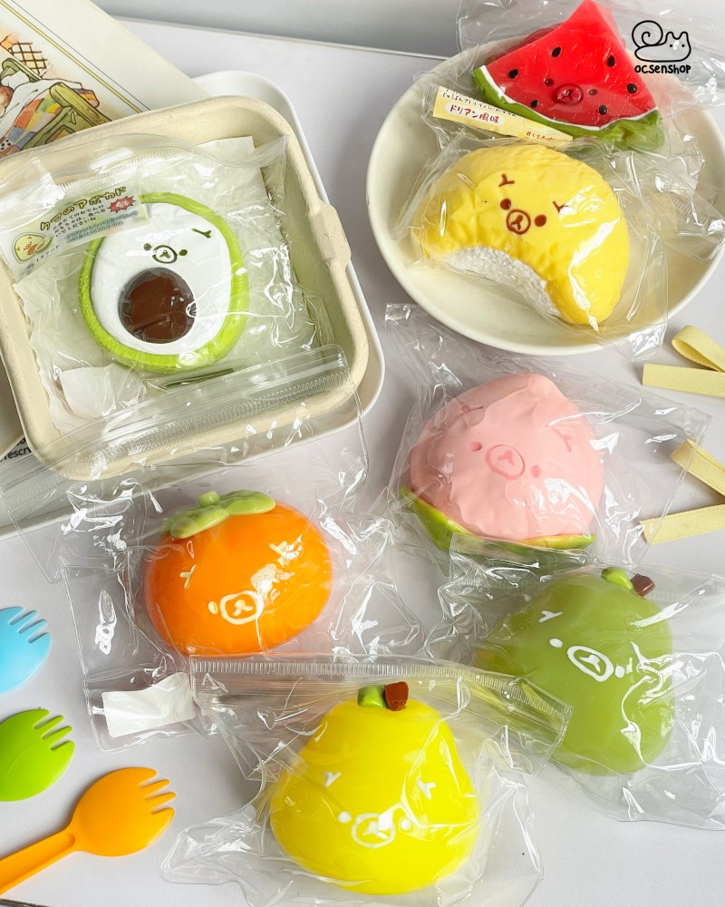 Taba Squishy Đồ ăn mặt gấu