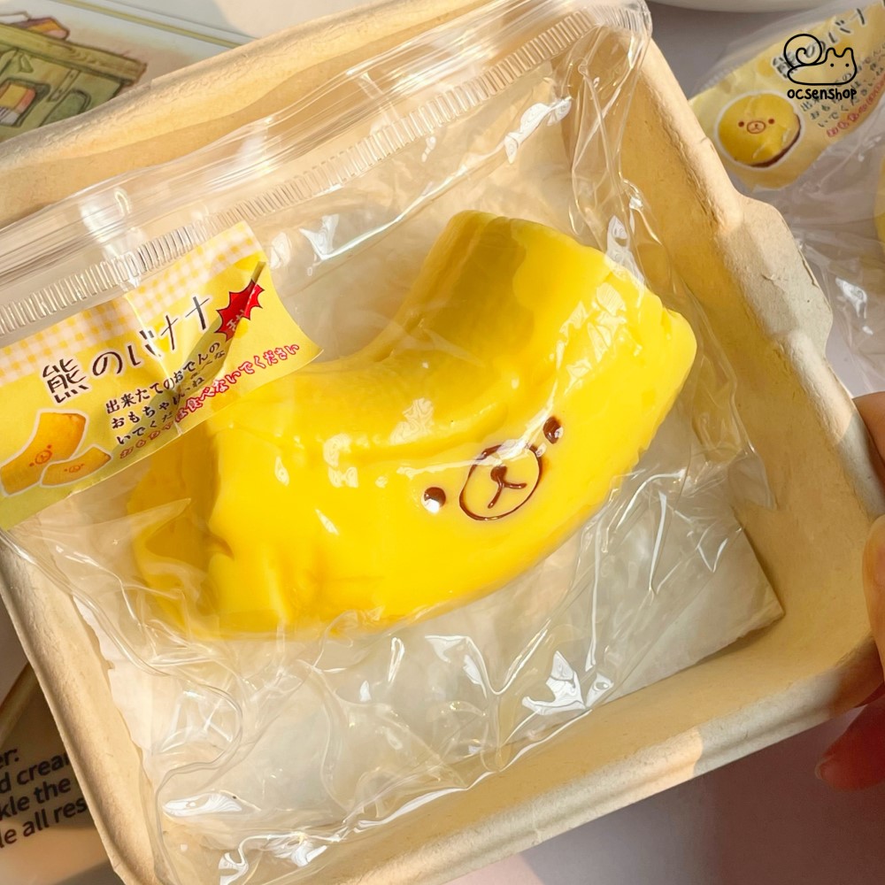 Taba Squishy Đồ ăn mặt gấu