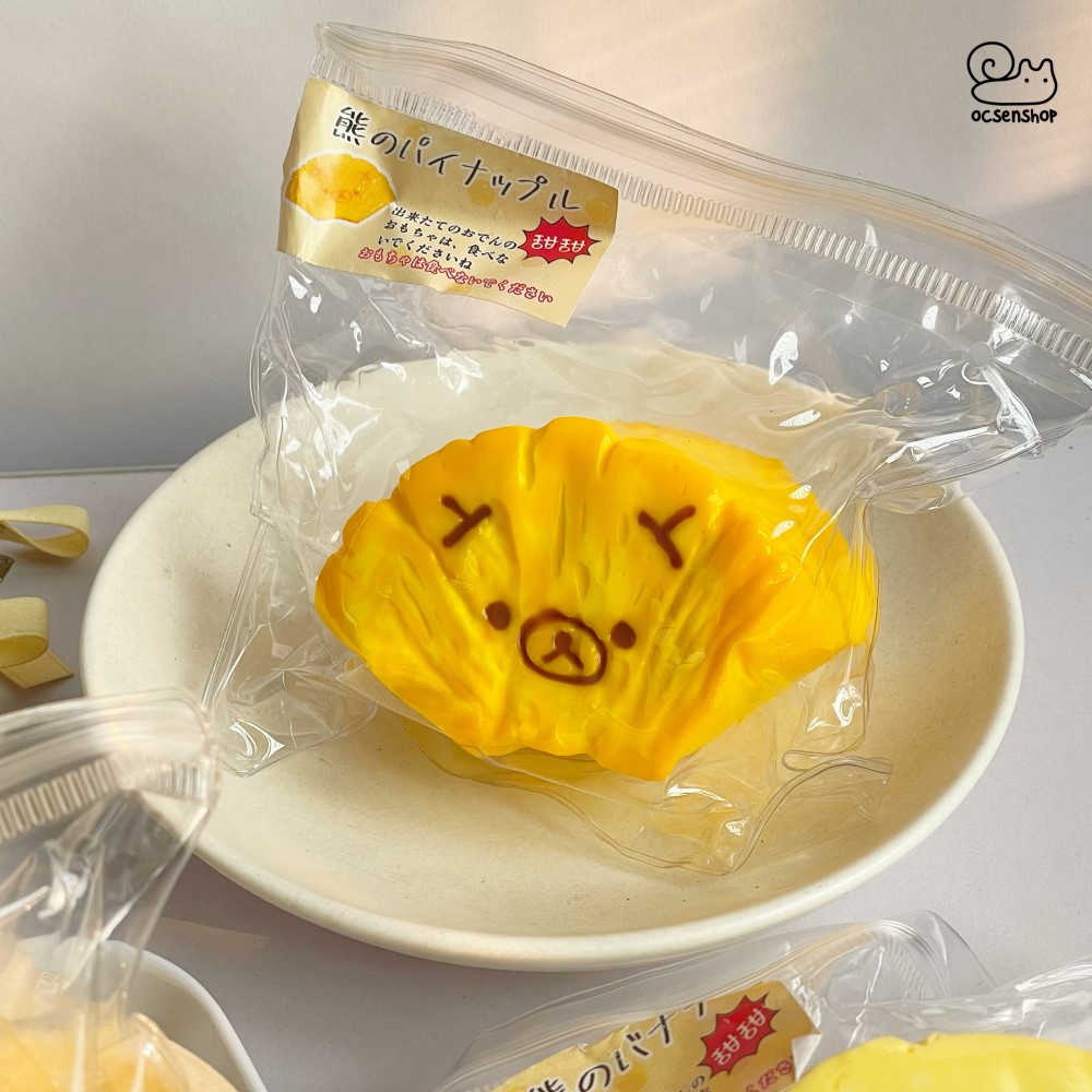 Taba Squishy Đồ ăn mặt gấu