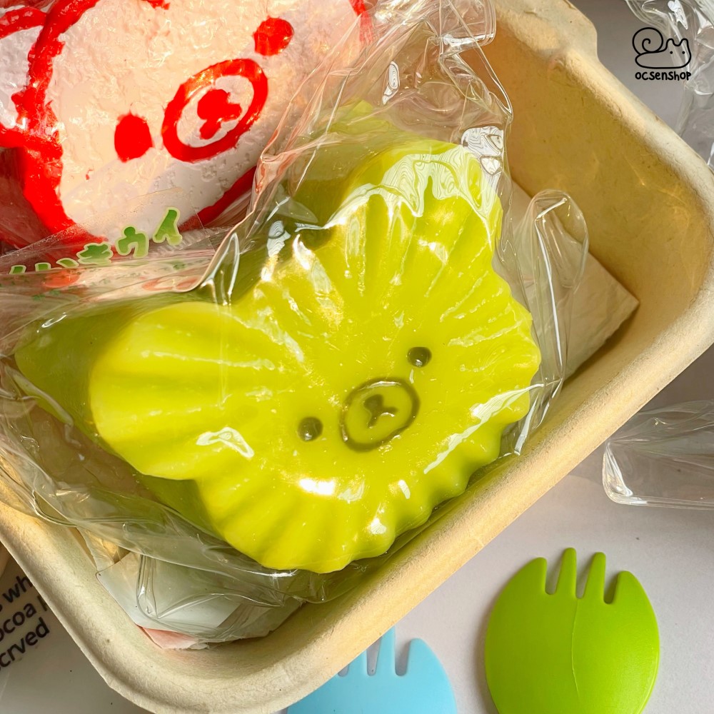 Taba Squishy Đồ ăn mặt gấu