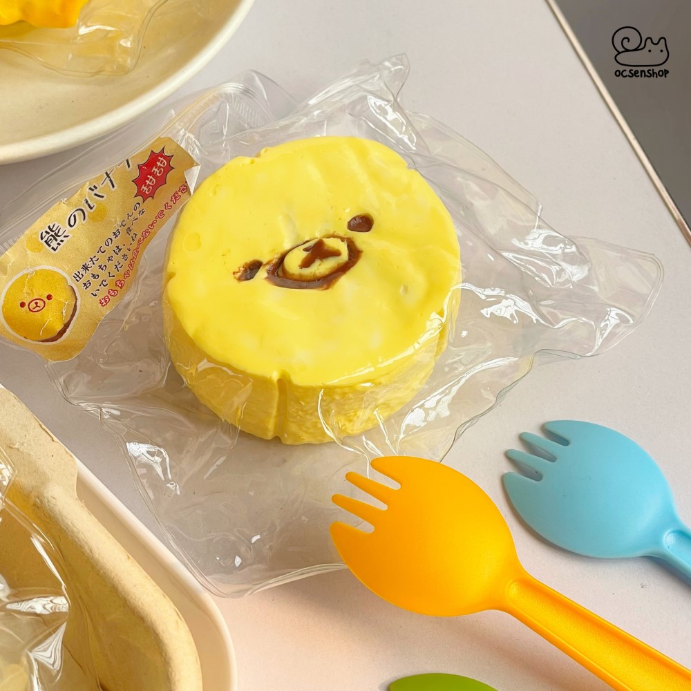 Taba Squishy Đồ ăn mặt gấu