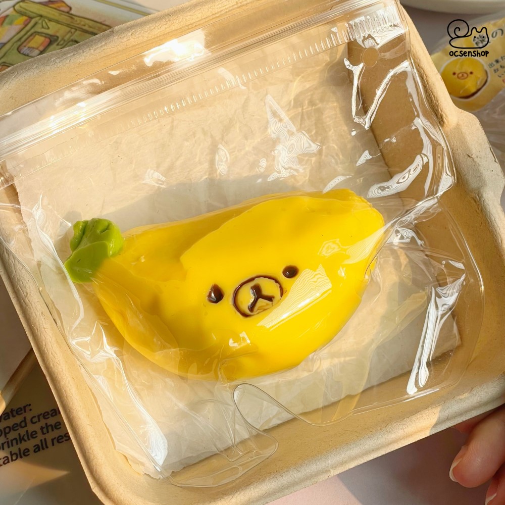 Taba Squishy Đồ ăn mặt gấu