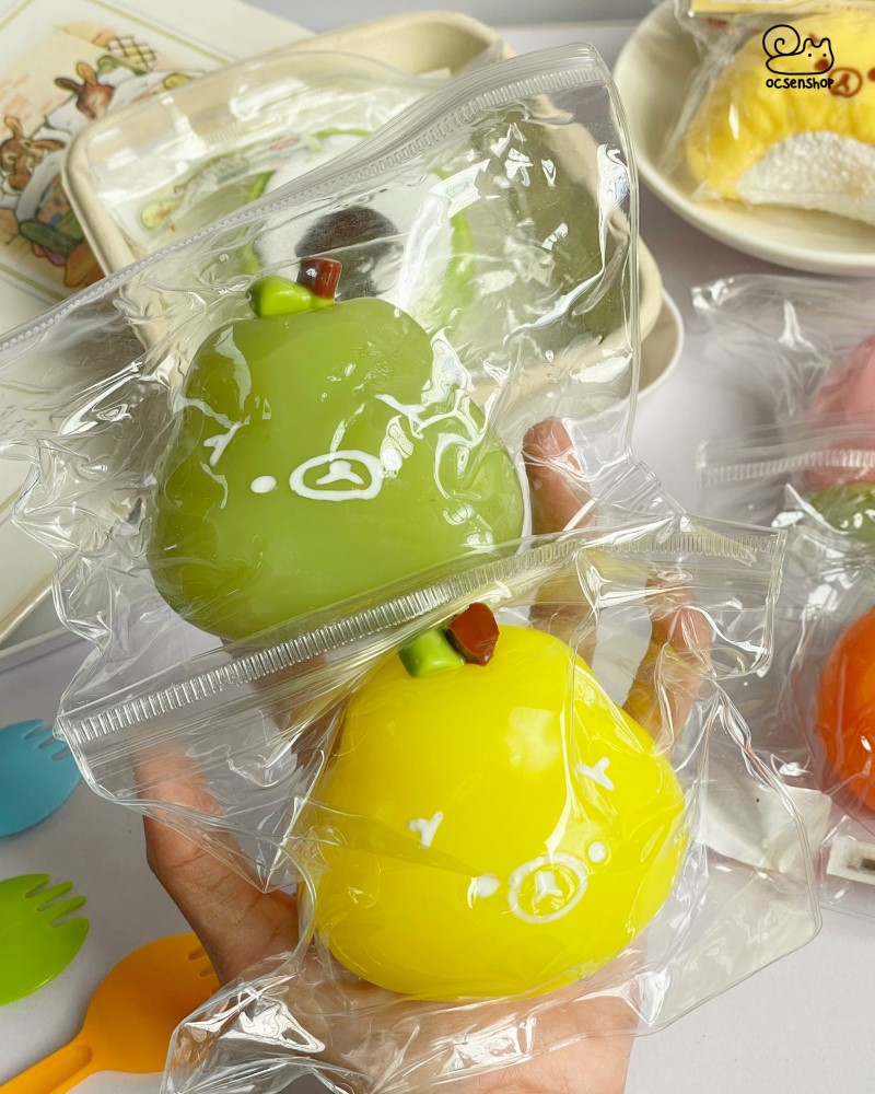 Taba Squishy Đồ ăn mặt gấu