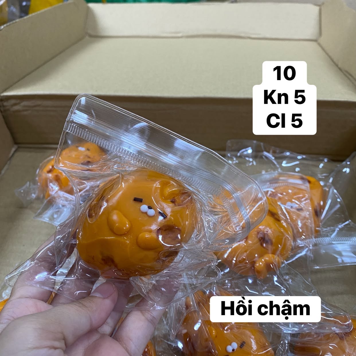 Taba Squishy Đồ ăn mặt gấu