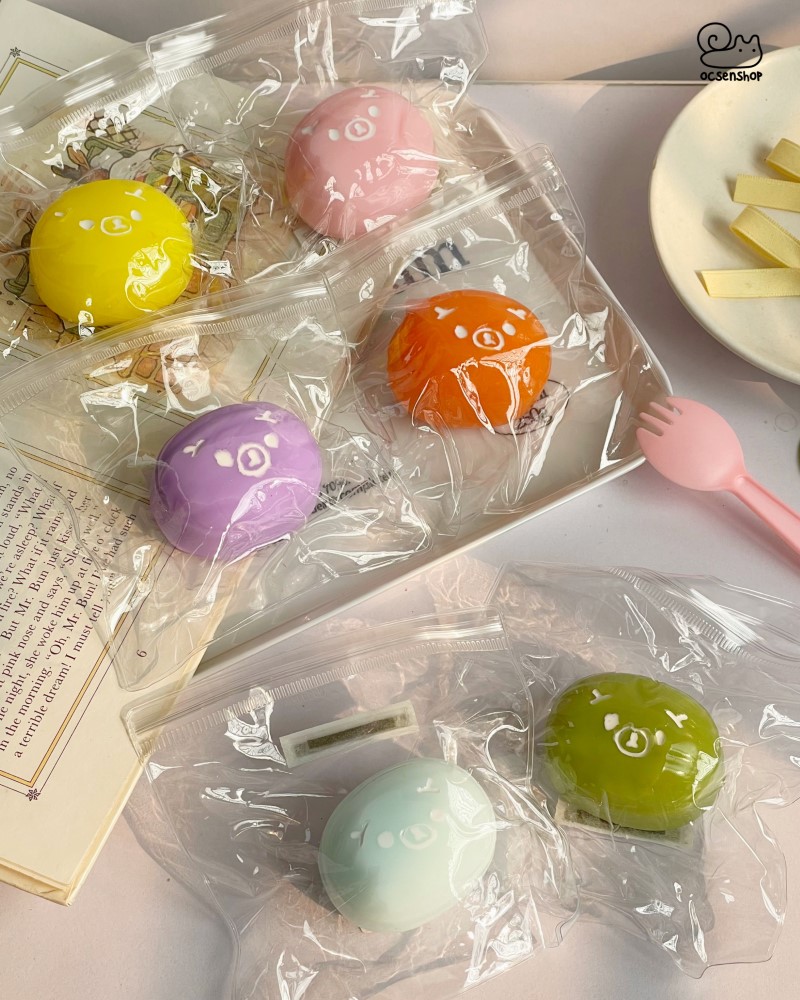 Taba Squishy Đồ ăn mặt gấu