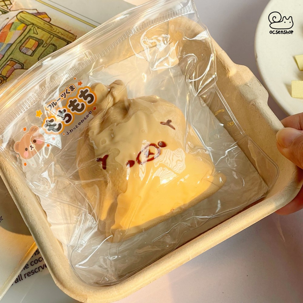 Taba Squishy Đồ ăn mặt gấu
