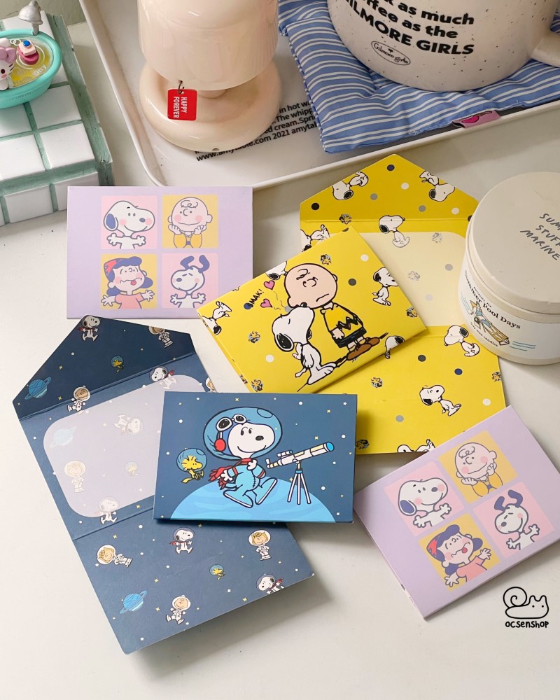 Thiệp nhỏ Snoopy