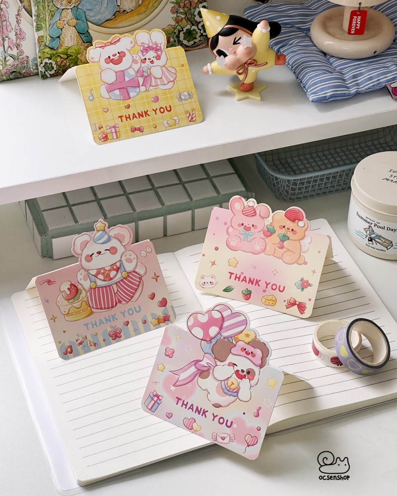 Thiệp nhỏ động vật (9,8x6,8cm)