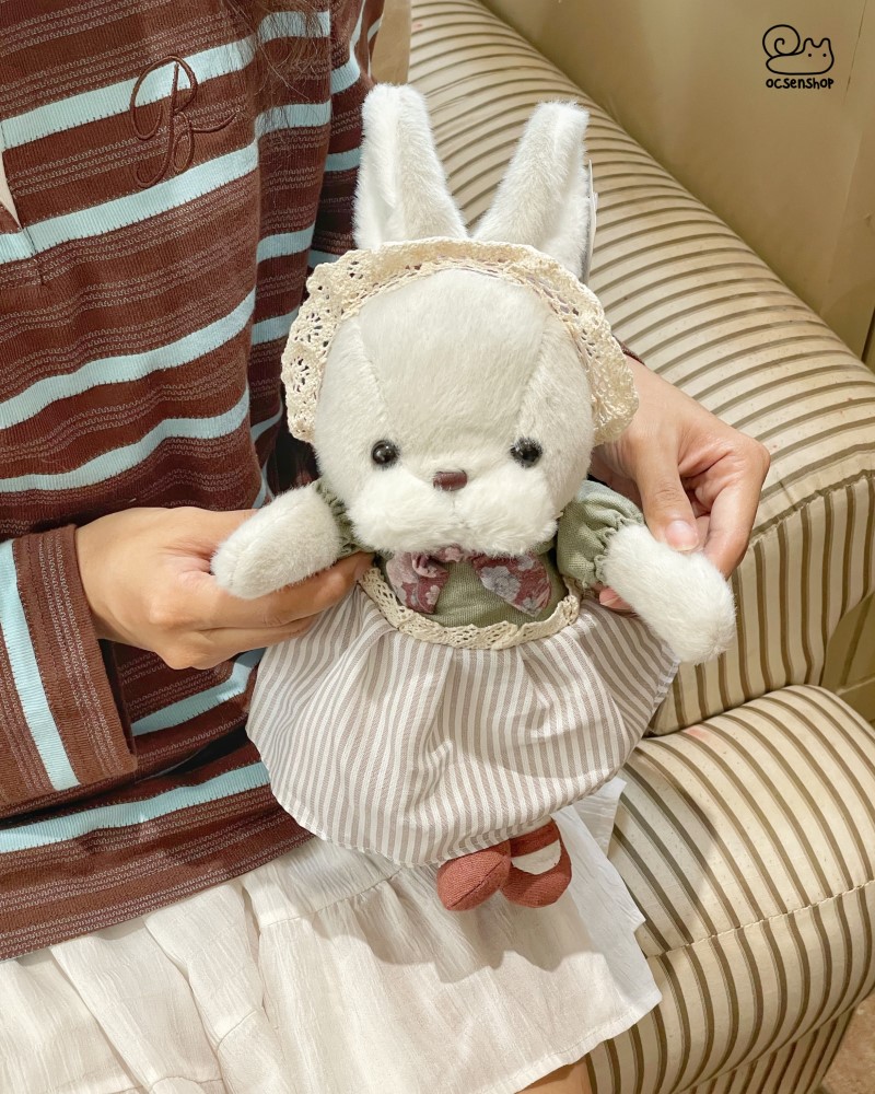 Thỏ bông mặc đồ vintage (35cm)