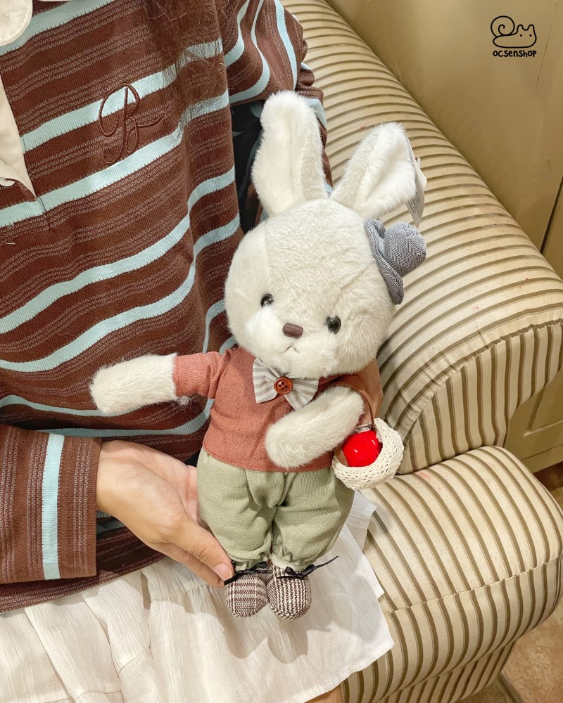 Thỏ bông mặc đồ vintage (35cm)