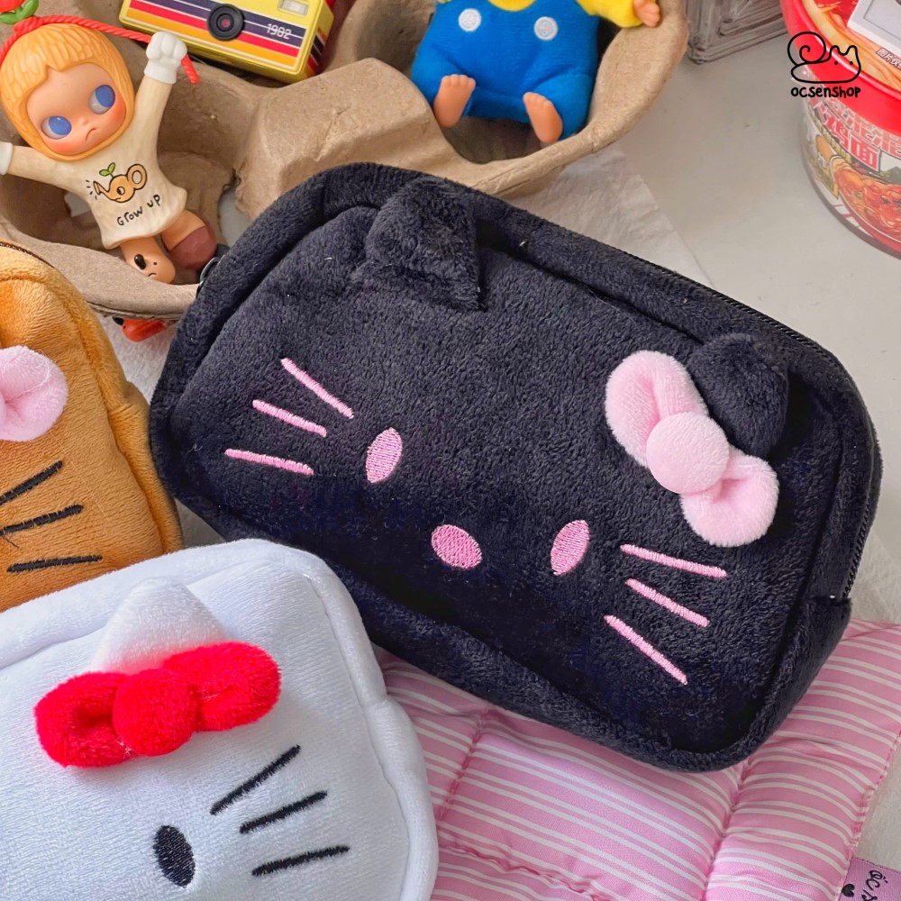 Túi bút dạ mặt Hello Kitty