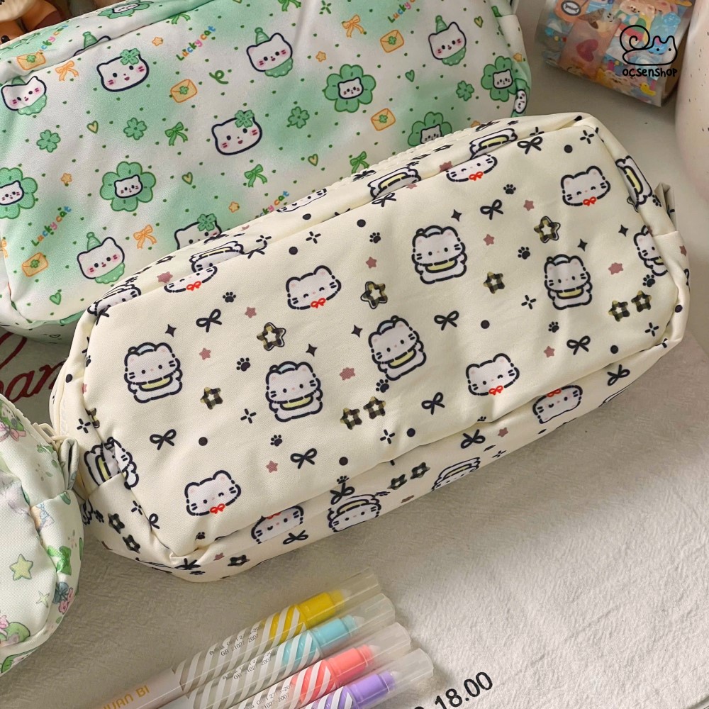 Túi bút nền họa tiết Động vật (20x5x10cm)