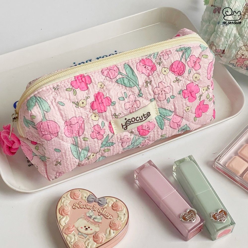 Túi đa năng Hisocute họa tiết (19,5x8,3cm)