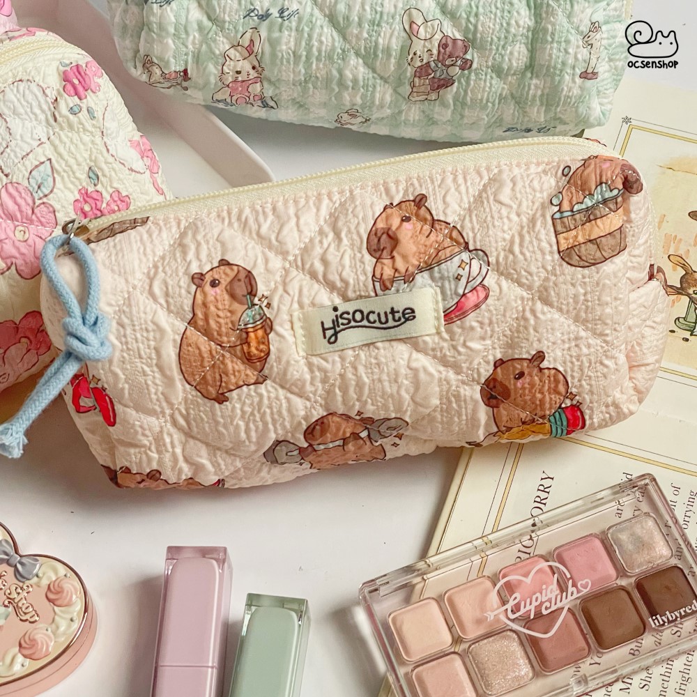 Túi đa năng Hisocute họa tiết (19,5x8,3cm)
