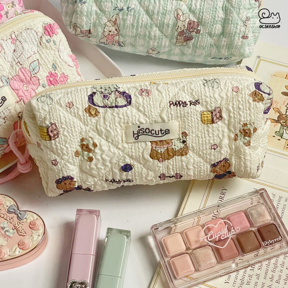 Túi đa năng Hisocute họa tiết (19,5x8,3cm)