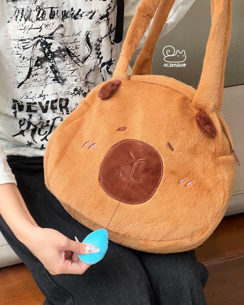 Túi đeo bông Capybara