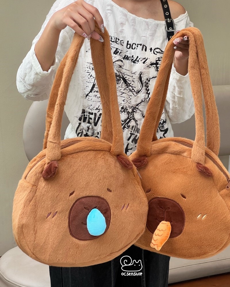 Túi đeo bông Capybara