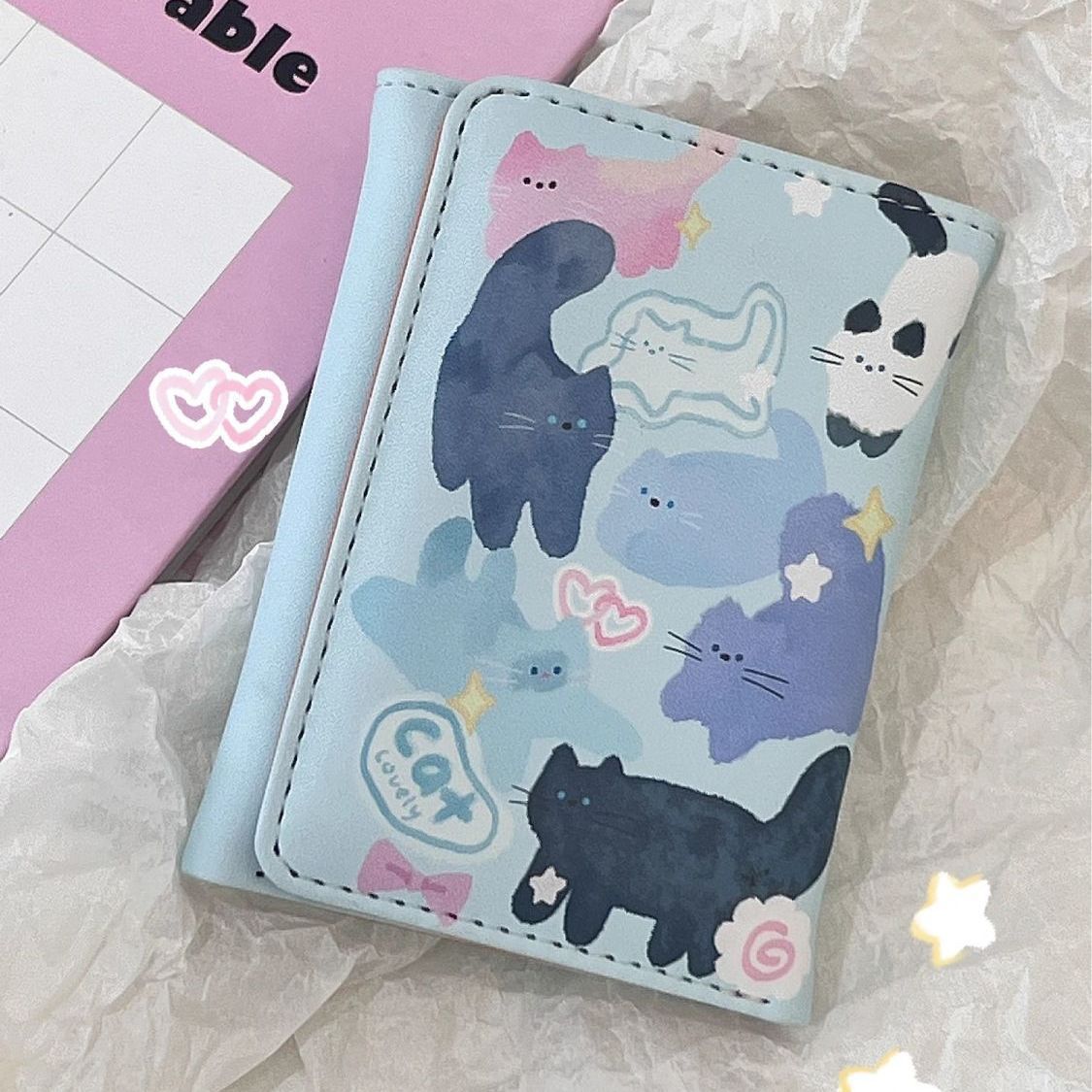 Ví gập 3 Cat lovely