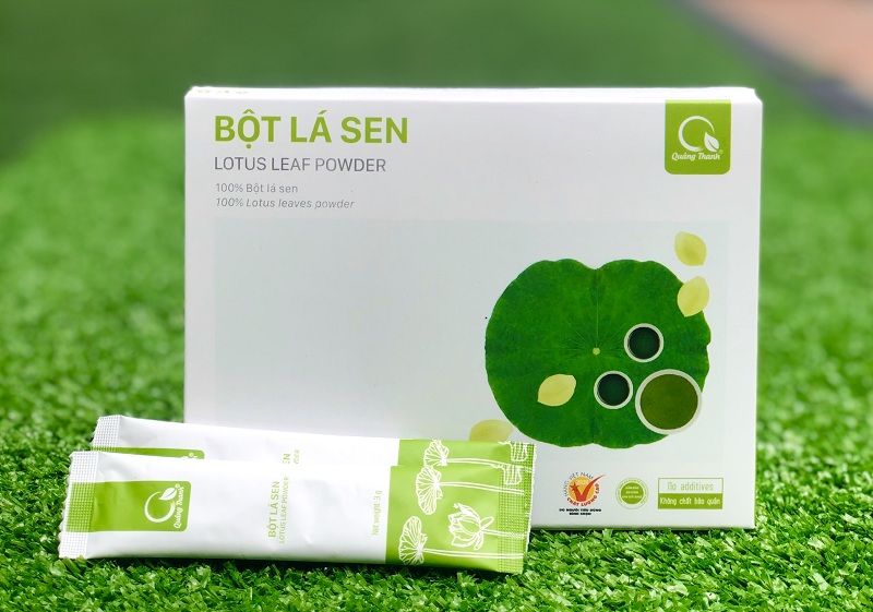 Bột Lá Sen Quảng Thanh Hộp (15 gói x 3g) - Chuẩn Xuất Khẩu FDA Hoa Kỳ