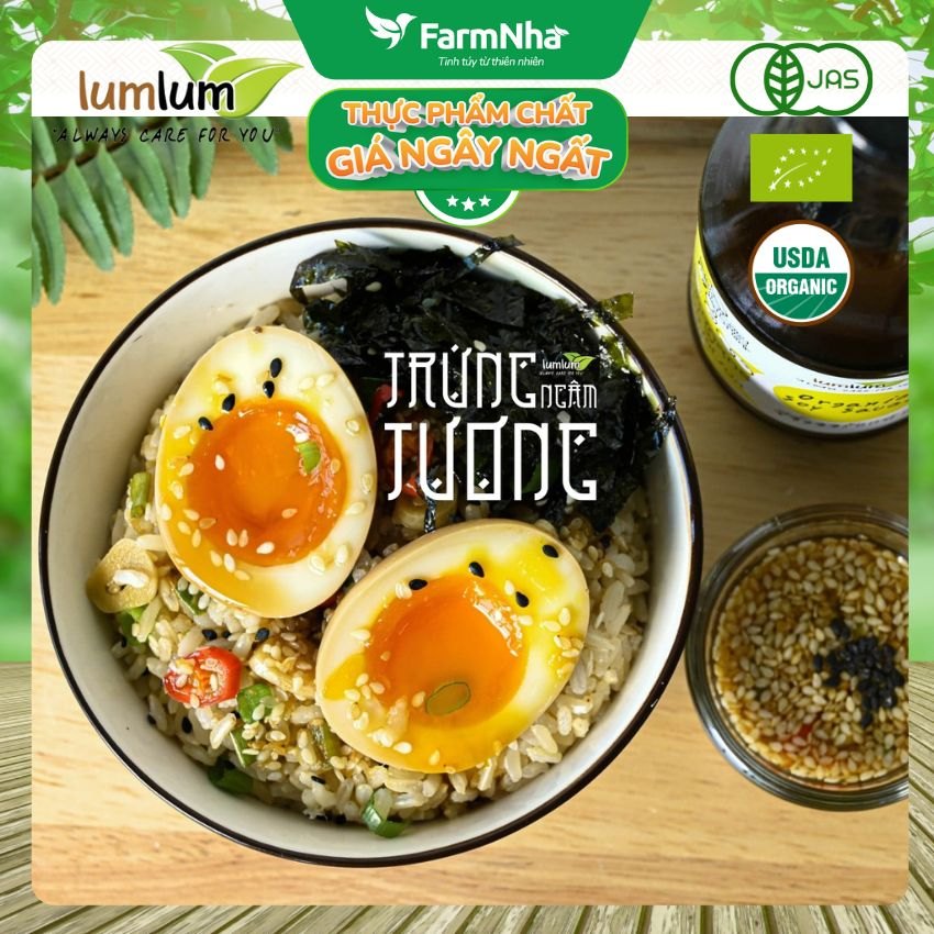 Nước Tương Đậu Nành Hữu Cơ Lumlum 200ml - Organic Soy Sauce Hương Vị Tự Nhiên Từ Thái Lan