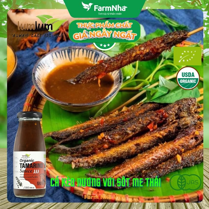 Sốt Me Thái Hữu Cơ Tamarind Sauce Lumlum 200ml - Hương Vị Tinh Tế Từ Thái Lan