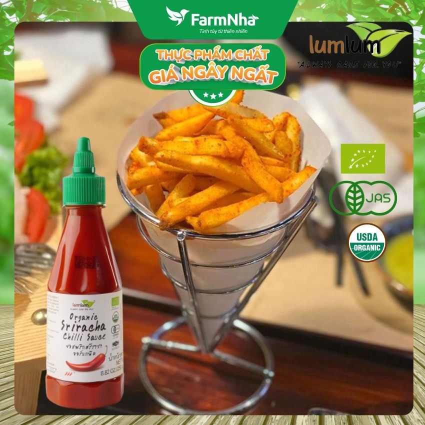 Tương Ớt Sriracha Hữu Cơ Lumlum 250g – Organic Sriracha Chilli Sauce