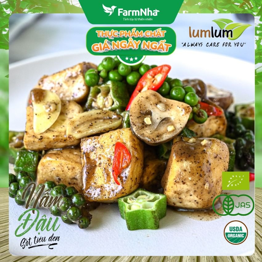 Sốt Tiêu Đen Hữu Cơ Lumlum 200g – Organic Black Pepper Stir Fried Sauce - Hương Vị Tinh Tế Từ Thái Lan