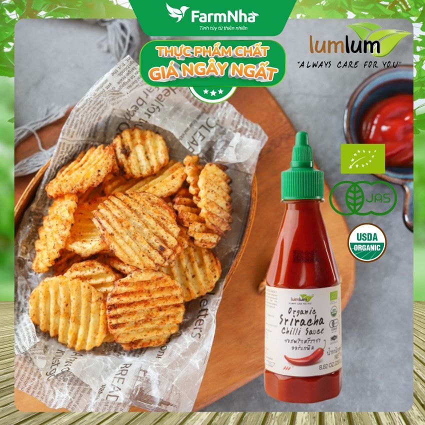 Tương Ớt Sriracha Hữu Cơ Lumlum 250g – Organic Sriracha Chilli Sauce