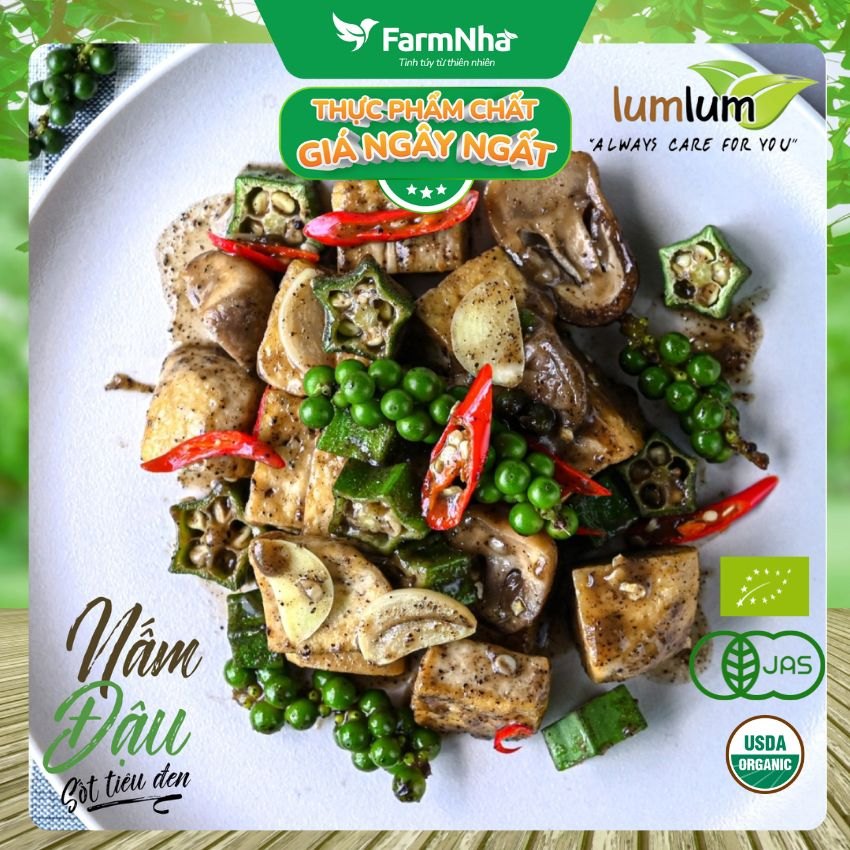 Sốt Tiêu Đen Hữu Cơ Lumlum 200g – Organic Black Pepper Stir Fried Sauce - Hương Vị Tinh Tế Từ Thái Lan