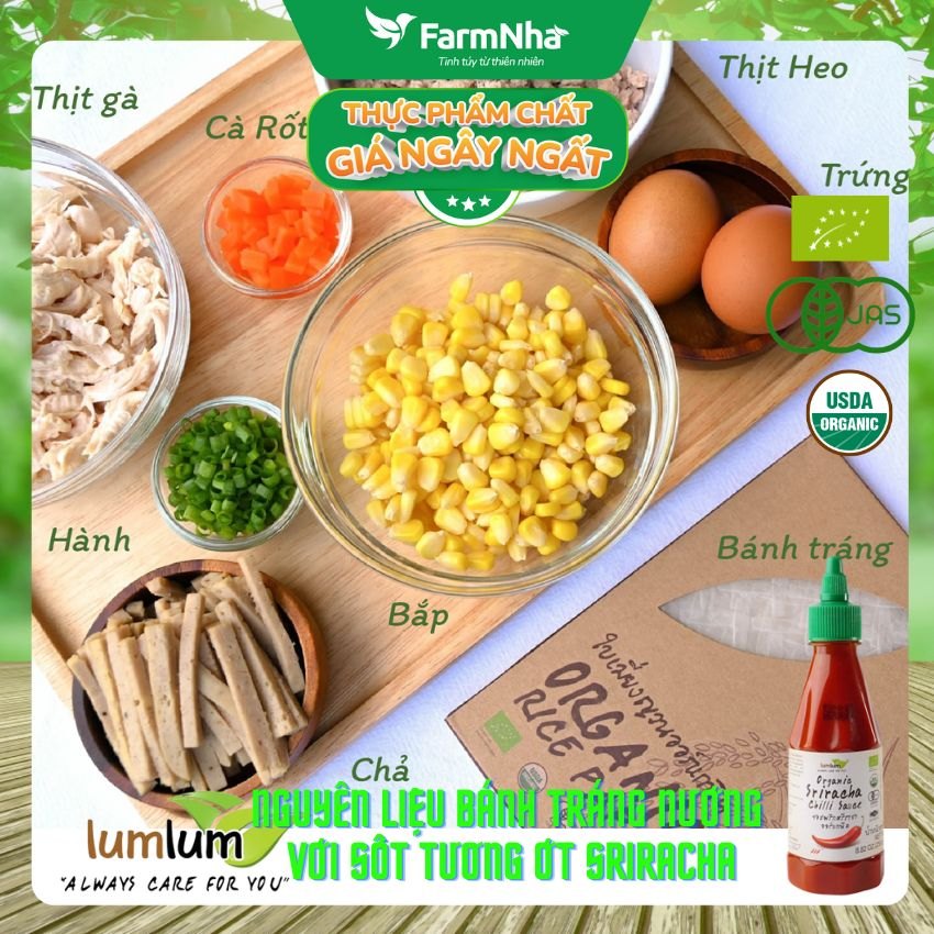 Tương Ớt Sriracha Hữu Cơ Lumlum 250g – Organic Sriracha Chilli Sauce