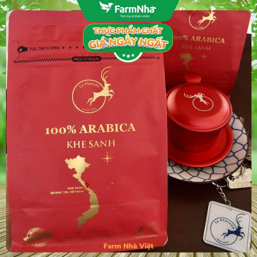 Cà phê Arabica Khe Sanh Le Plateau 250gr (Nguyên Hạt) - Lựa chọn thượng hạng dành cho người sành cà phê