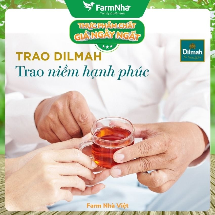 Trà Dilmah hương Dâu (FOOD SERVICE) 100 túi x 2gr (túi bạc đặc biệt) - Tinh hoa trà Sri Lanka